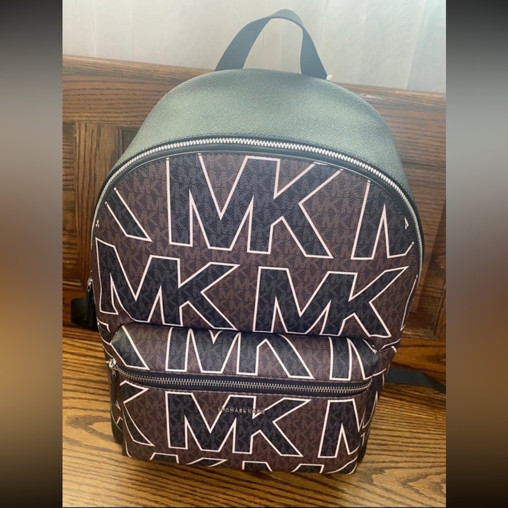 Michael Kors Cooper Large Graphic Logo Backpack Bag - Picture 3 of 10